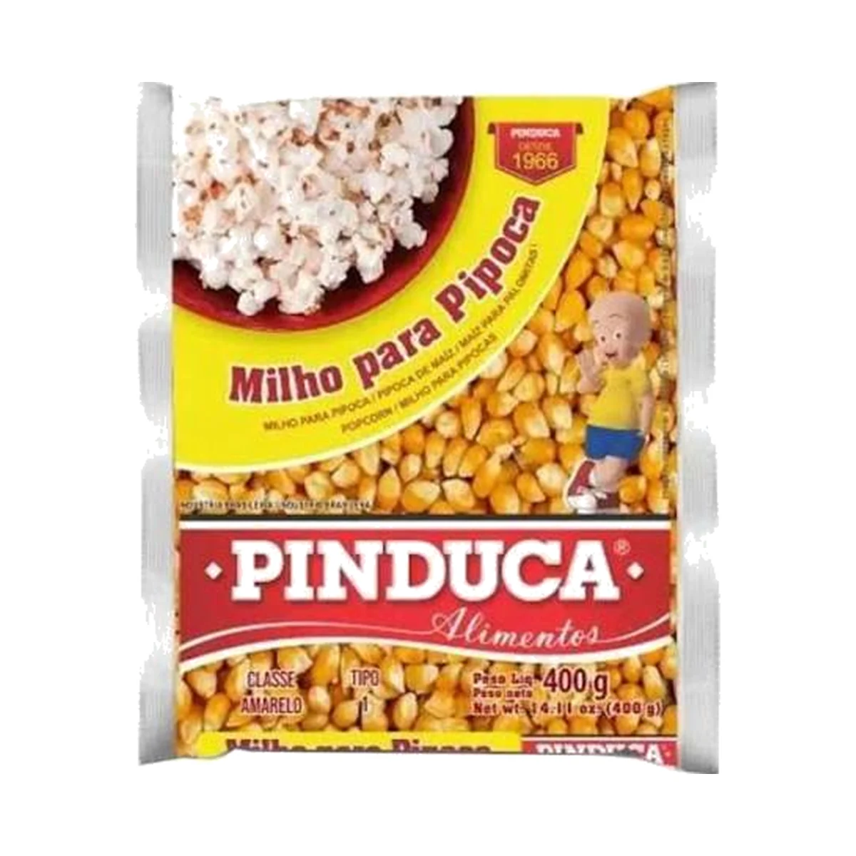 Milho p/ Pipoca PINDUCA 400 g — produto disponível na BRAVI