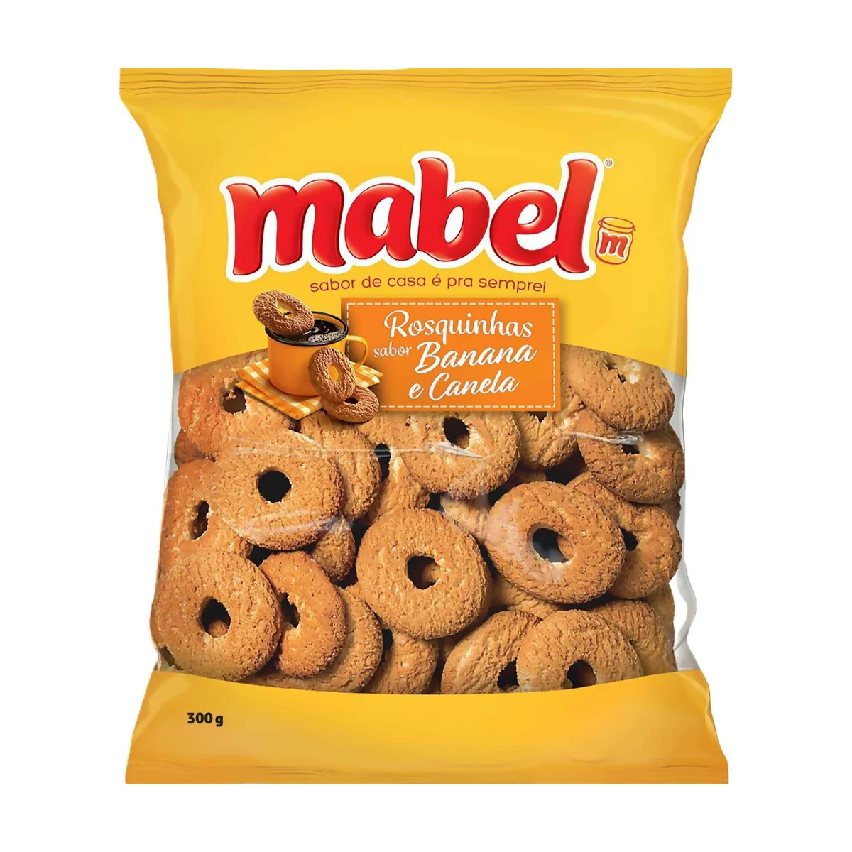 Rosquinha de Banana/ Canela MABEL 300g — produto disponível na BRAVI