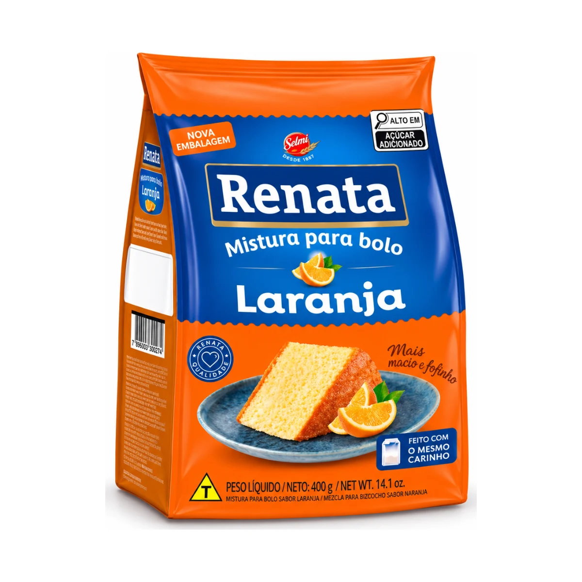 Mistura para Bolo Sabor Laranja 400 g Renata — produto disponível na BRAVI
